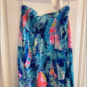 Lilly Pulitzer Strapless Beach Cover Up, size S